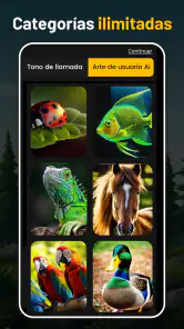 Tonos de animales y pájaros screenshot