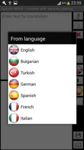 Traductor sin conexión screenshot