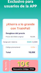 TrainPal - Ahorra en trenes 3