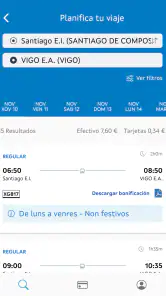 Transporte Público de Galicia screenshot