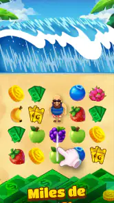 Tropical Crush: Dinero Real screenshot