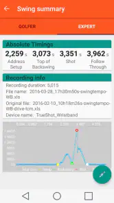 Trueshot Swing Tempo screenshot