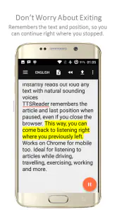 TTSReader Pro - Text To Speech screenshot
