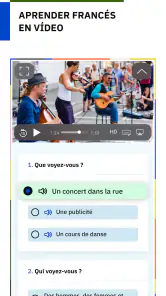 TV5MONDE EDU: aprender screenshot