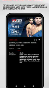 UFC screenshot