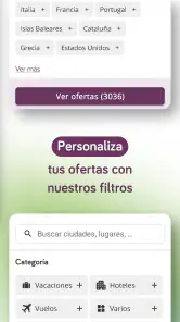 ViajerosPiratas - Busca viajes screenshot