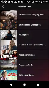 Vodafone TV screenshot