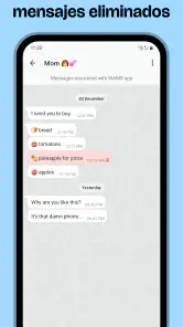 WAMR: mensajes eliminados screenshot