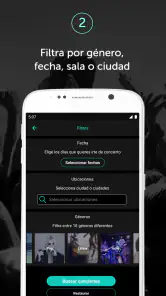 Wegow Conciertos screenshot