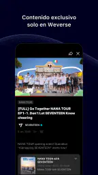 Weverse, Acércate a tu artista 6