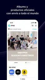 Weverse, Acércate a tu artista 8