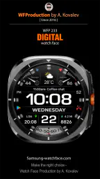 WFP 233 Digital watch face 1