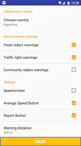 Widget: Radares fijos y movile screenshot