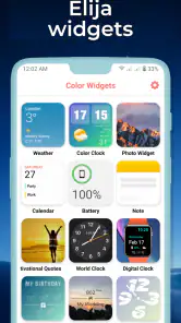 Widgets OS 18 - Color Widgets screenshot