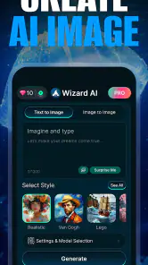 Wizard: AI Photos & AI Filters screenshot