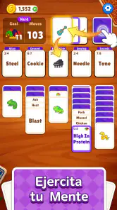 Words Klondike : Asociación screenshot