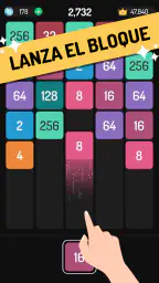 X2 Blocks 2048 Lanza y Fusiona 1