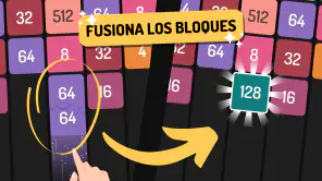 X2 Blocks 2048 Lanza y Fusiona screenshot