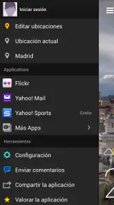 Yahoo Tiempo screenshot