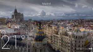Yahoo Tiempo screenshot