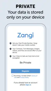 Zangi Messenger screenshot