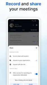 Zoho Meeting - Meet Virtually screenshot