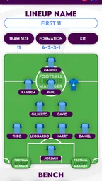 Football Lineup Manager 2