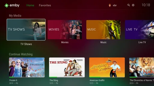Emby for Android TV 1