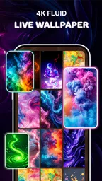 Live Wallpaper 4K: Magic Fluid 1