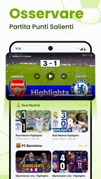 Calcio in diretta - Partite 6