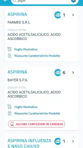 AIFA Medicinali screenshot