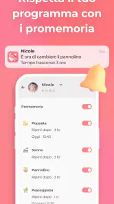 Allattamento e Tracker neonato screenshot