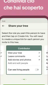 Ancestry: storia familiare screenshot