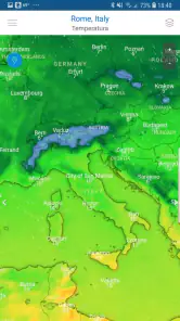 App di previsioni del tempo screenshot