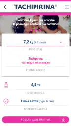 App Dosaggi Tachipirina 8