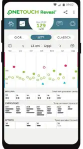 ​App OneTouch Reveal® screenshot