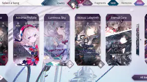 Arcaea screenshot