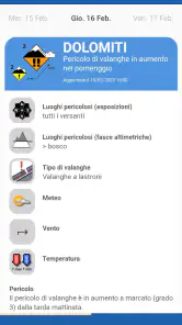 ARPAV Meteo screenshot