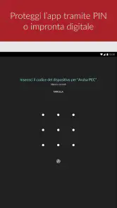 Aruba PEC screenshot
