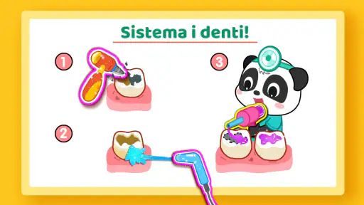 Baby Panda: l'igiene orale 2