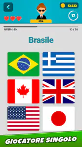 Bandiere 2: Geografia Quiz screenshot