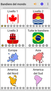 Bandiere degli stati del mondo screenshot