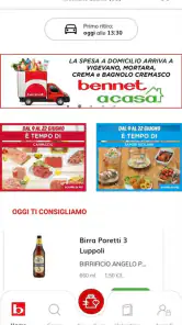 Bennet spesa online screenshot