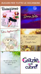 Biglietti auguri con foto screenshot