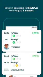 BlaBlaCar: passaggi e autobus screenshot