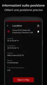 bussola digitale app screenshot