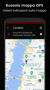 bussola digitale app screenshot