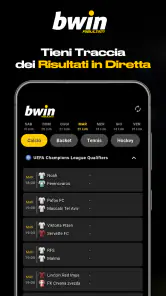 Bwin - Risultati Live screenshot