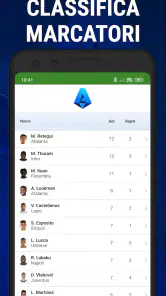 Calcio in diretta Serie A screenshot