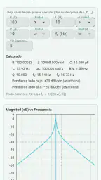 Calcolatore Filtri Elettronici 2